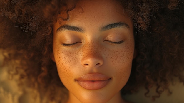 Gesunde, schöne und selbstbewusste schwarze Frau mit lockigem Haar, Glanz und Textur im braunen Studio-Hintergrund Kosmetikprodukt Gesichtsporträt für natürliche Afro-Gesichts- oder Haarpflege-Kosmetika