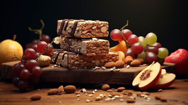 Gesunde Snacks und Protein-Riegel