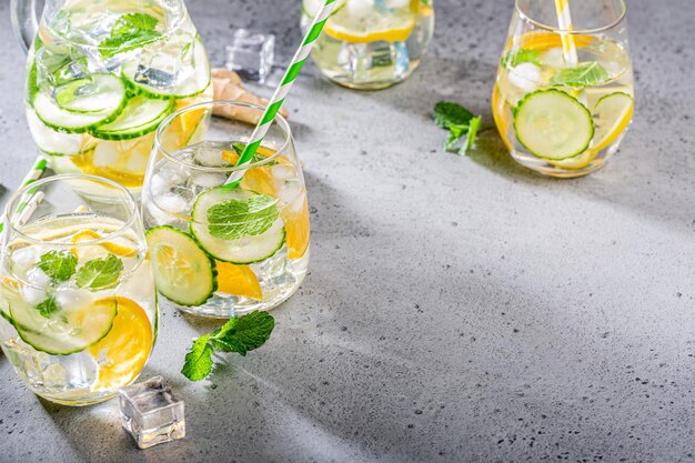 Gesunde Sommercocktails