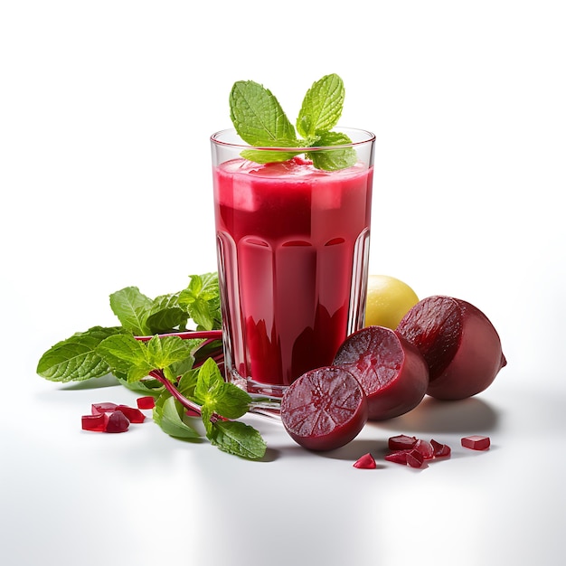 Gesundes Detox-Rüben-Smoothie perfekt für einen gesunden Getränkekatalog