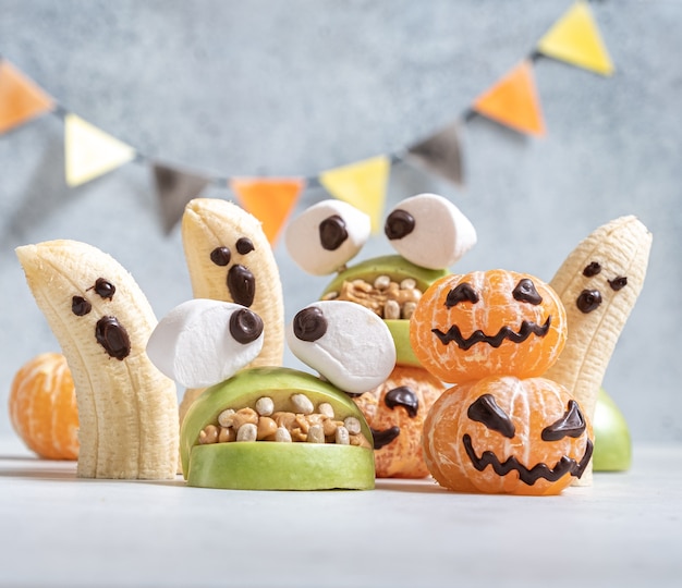 Gesundes Halloween-Mittagessen für Kinder