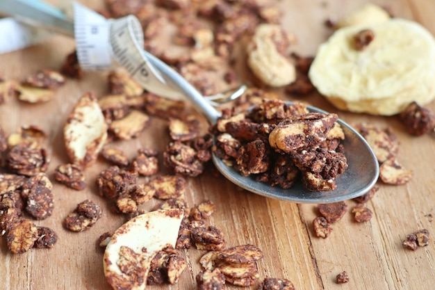 gesundes Müsli mit Cashew