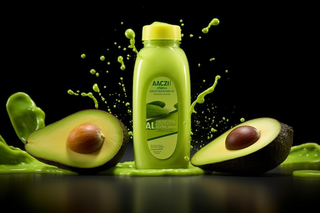 Gesundheit aus der Natur flüssiger Avocado