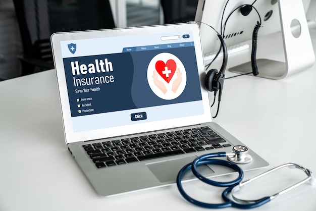 Gesundheitsversicherungs-Website Modish-Registrierungssystem