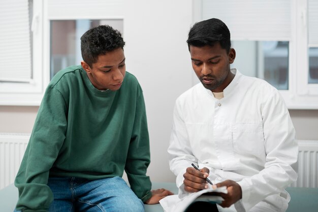 Foto gesundheitsversorgungskonzept in der klinik