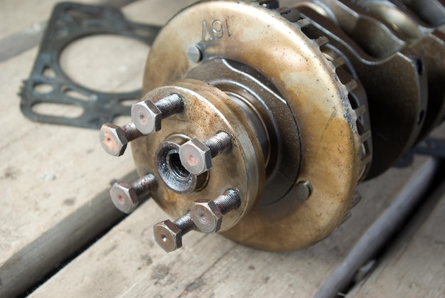 Foto getriebe aus alten mechanismen