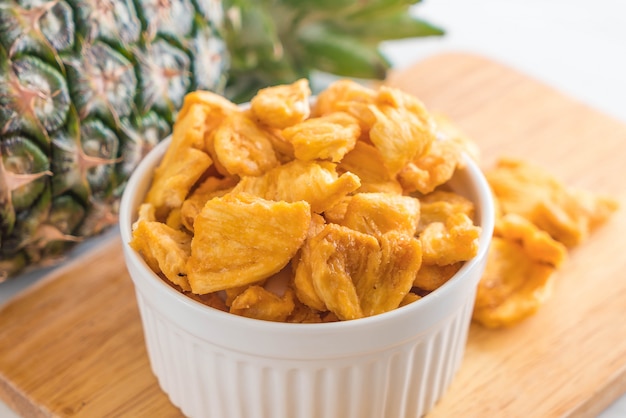 getrocknete Ananas knusprige Chips