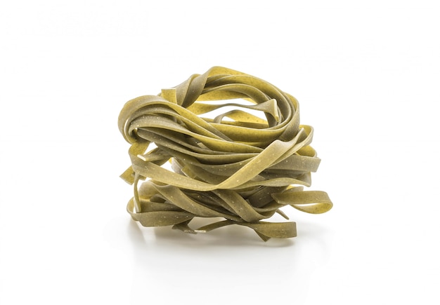 getrocknete Spinat Fettuccine Pasta