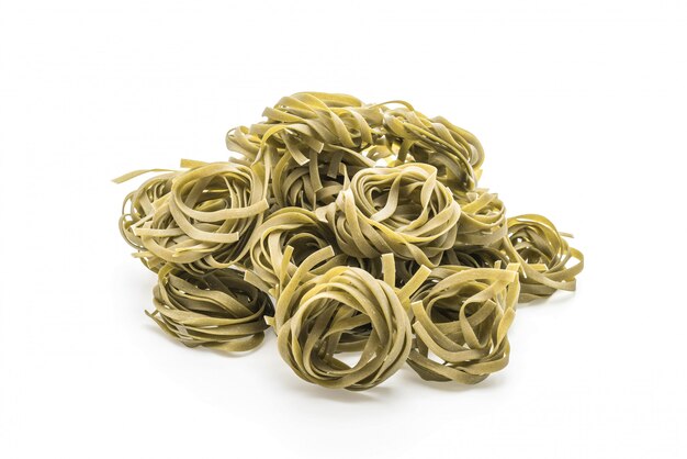 getrocknete Spinat Fettuccine Pasta