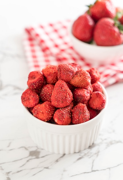 getrockneter Erdbeersnack