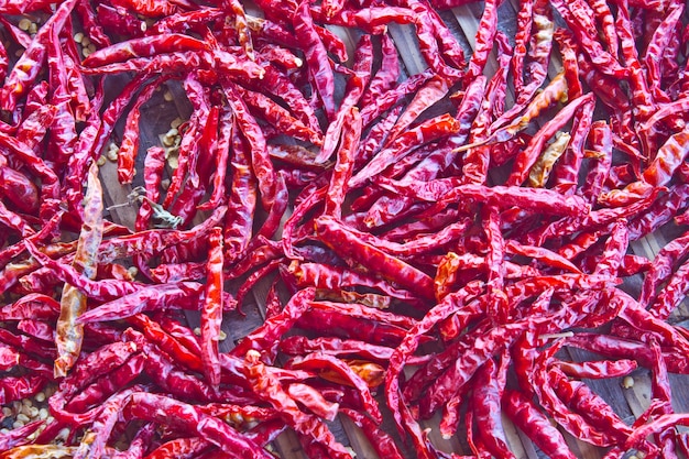 Getrockneter roter Paprikapfeffer für das Kochen