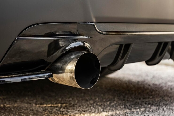 Foto getunte auto-sportauspuffanlagen