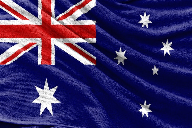 Gewebebeschaffenheit der Australien-Staatsflagge