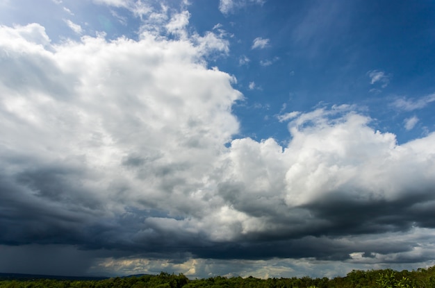 Gewitterhimmel Regenwolken