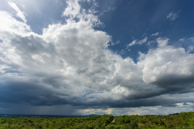 Gewitterhimmel Regenwolken