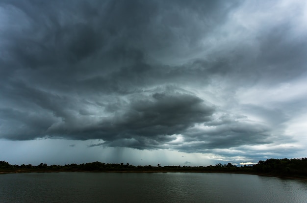 Gewitterhimmel Regenwolken