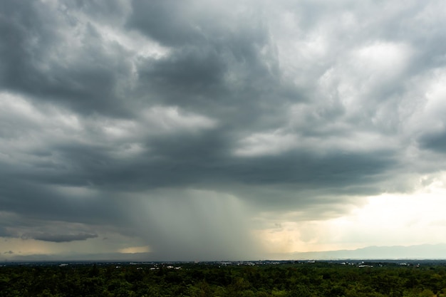 Gewitterregen Himmel Regenwolken