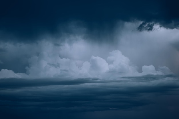 Gewitterwolken Konzept des Klimawandels und der globalen Erwärmung