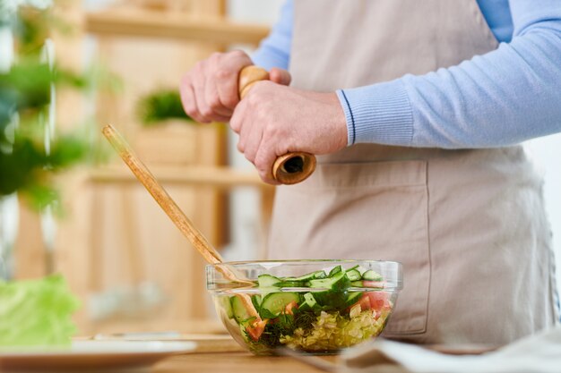 Gewürzsalat mit Pfeffer