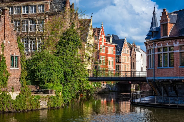 Ghent canal Ghent Bélgica