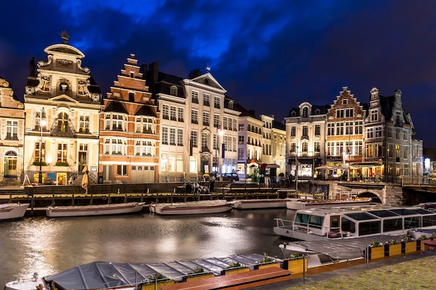 Ghent, cidade velha, bélgica