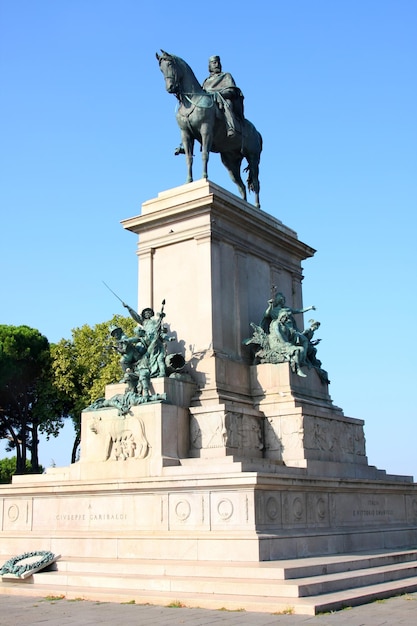 Gianicolo em Roma Itália