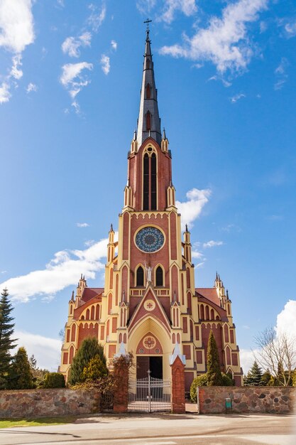 Gierviaty Kirche der Heiligen Dreifaltigkeit Römisch-katholische Kirche in Gierviaty Grodno Region in Weißrussland
