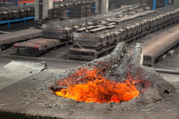 Gießerei Fabrik Metallindustrie Stahlherstellung