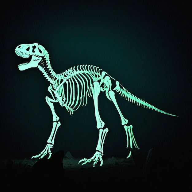 Gigantes brilhantes O mundo luminescente dos esqueletos de dinossauros