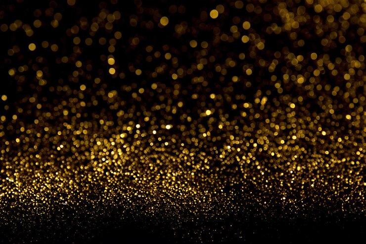 Foto gilded glow abstract fundo dourado com luzes vintage e brilho