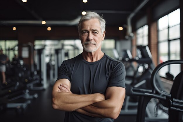 El gimnasio de mayores maduros generado por Ai