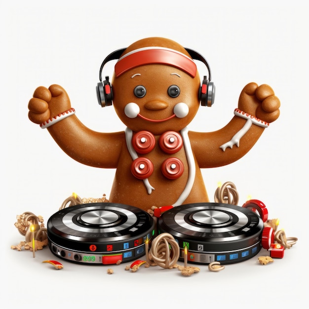 Gingerbread bate a un DJ caprichoso haciendo sonidos dulces en los tocadiscos