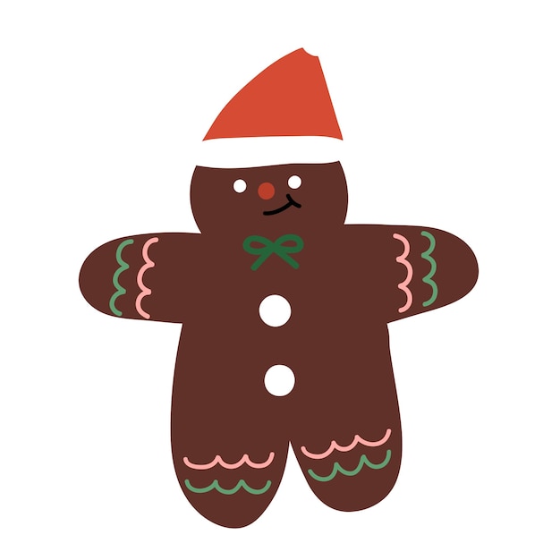Gingerbread man anúncios sociais modelo transparente png