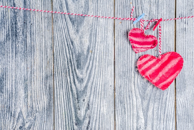 Gingham Love Valentinstag Herzen