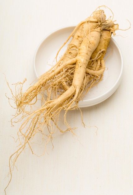 Ginseng auf dem Teller