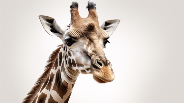 girafa animal em close-up