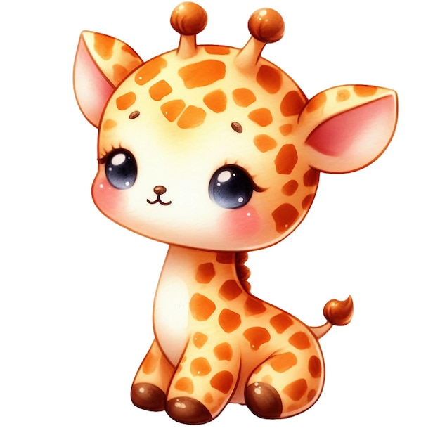 Girafa infantil ilustracao ilustração de bebê bebê