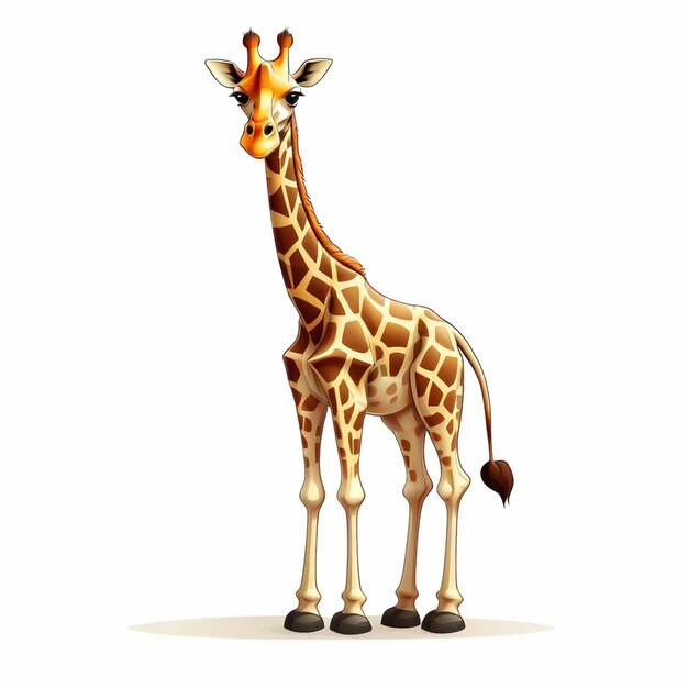 Giraffe aus animierten Zeichentrickfilmen