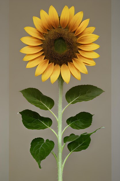 Girasol geométrico