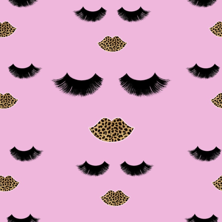 Foto girly cheetah pat padrão de imagem de fundo
