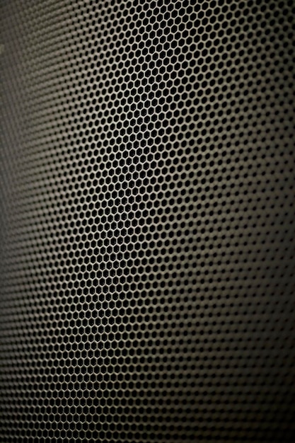 gitter- und lautsprechertextur. Kühlergrill und Lautsprecherhintergrund. musikalischer Hintergrund. DJ-Hintergrund