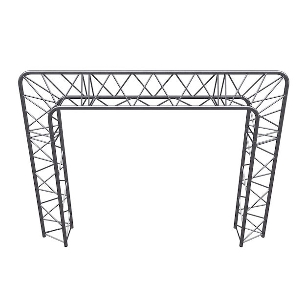 Gitterelement mit metallischem Truss
