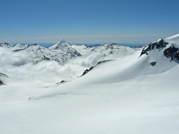 Glaciar en los Alpes