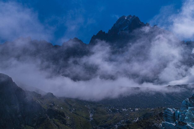 Glaciar de argentierechamonixhaute savoiefrance