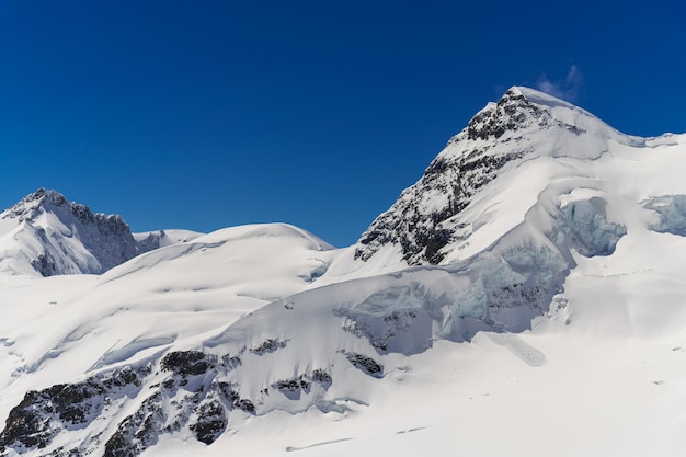 Glaciar en la cima de jungfraujoch