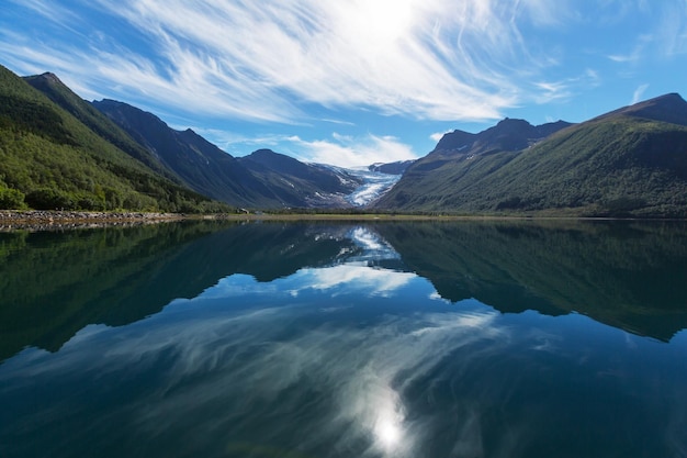 Glaciar en Noruega