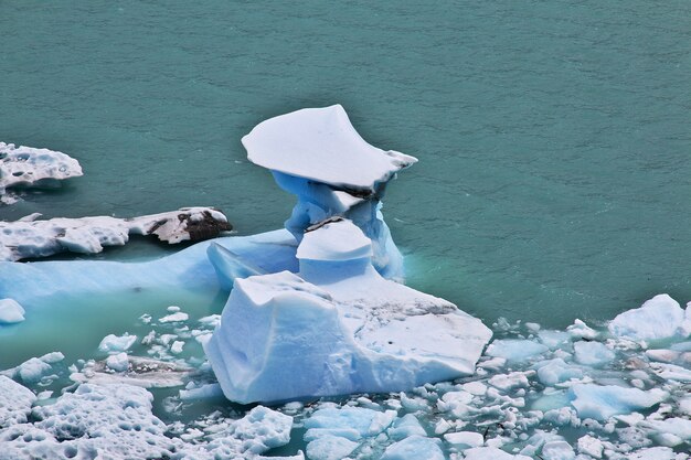 Glaciar perito moreno perto de el calafate na patagônia da argentina