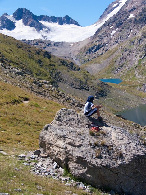 Glaciar de saint sorlin col de la croix de fer savoie FRANCIA