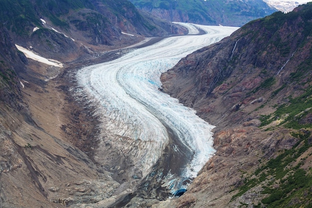 Glaciar de salmón en Stewart, Canadá