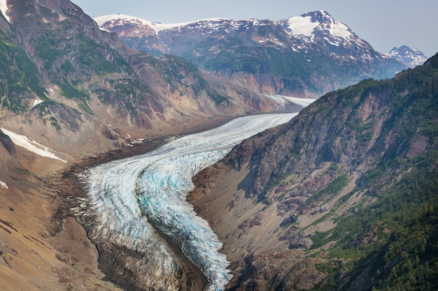 Glaciar de salmón en Stewart, Canadá